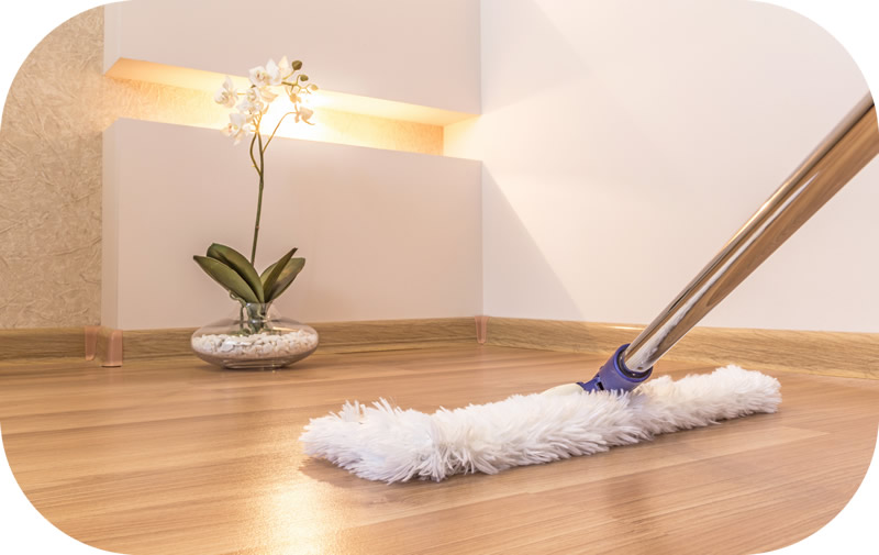 Reinigung und Pflege von geöltem Holz